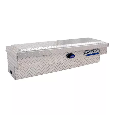 Dee Zee Blue Label Side Mount Crossover Tool Box 14 in x 52 in x 17 in Silver Crossover Truck Tool Boxes