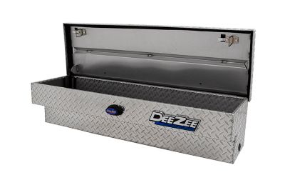 Image showing  68 in. Blue Label Side-Mount Tool Box, Silver