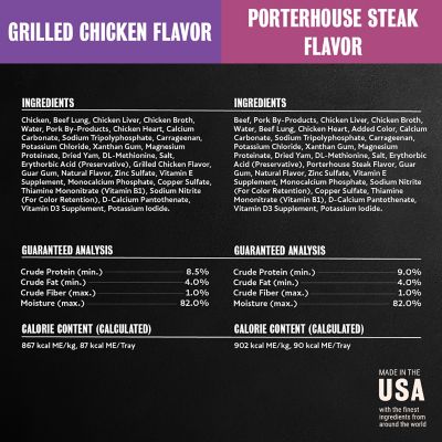 Image showing 8 th Cesar Classic Loaf Small Breed Adult Beef, Chicken and Vegetables Pate Wet Dog Food Variety pk., 3.5 oz. Tray, Pack of 24