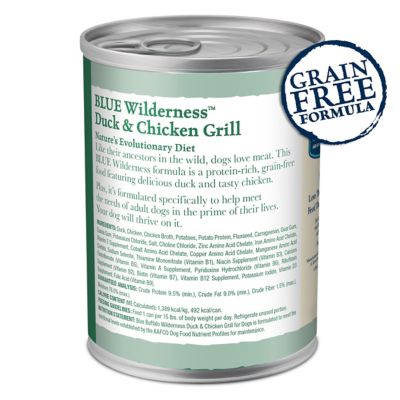 Image showing  High-Protein Adult Duck and Chicken Grill Wet Dog Food, 12.5 oz.