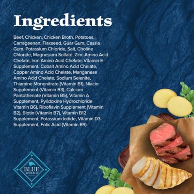 Image showing  Adult High-Protein and Grain-Free Beef and Chicken Grill Recipe Wet Dog Food, 12.5 oz.