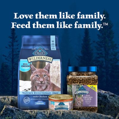Image showing 8 th Blue Buffalo Wilderness Adult Indoor Grain-Free Chicken Recipe Dry Cat Food