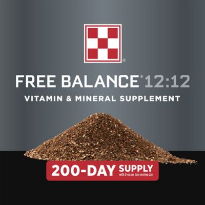 Image showing  Free Balance 12:12 Vitamin and Mineral Horse Supplement, 25 lb. Bag