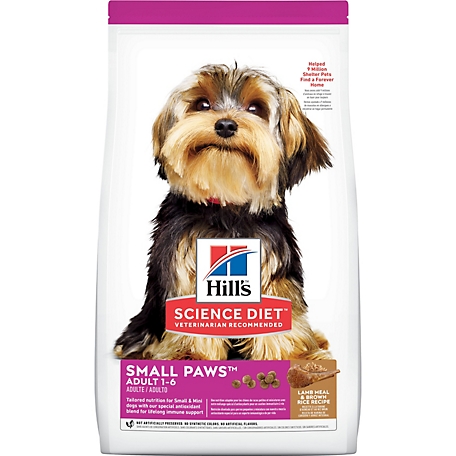 Hill's Science Diet Extra Small/Small Breed Adult Lamb and Brown Rice Recipe Dry Dog Food