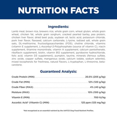 Image showing 7 th Hill's Science Diet Small and Mini Breed Adult Lamb Meal and Brown Rice Recipe Dry Dog Food