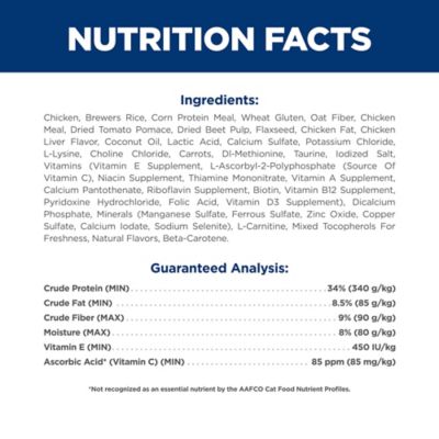 Image showing 7 th Hill's Science Diet Adult Perfect Weight Chicken Recipe Dry Cat Food