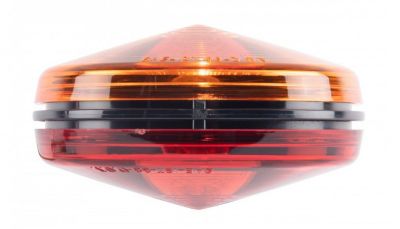 Image showing 7 th Hopkins Towing Solutions 12V 2-Sided Magnetic Round Trailer Towing Light Kit, Amber/Red