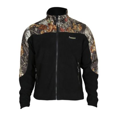 camo fleece zip up