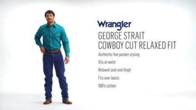 Image showing  Men's Relaxed Fit High-Rise George Strait Cowboy Cut Jeans