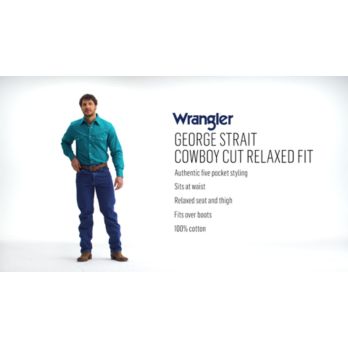 Wrangler Mens George Strait Cowboy Cut Relaxed Fit Jeans - Frontier Western  Shop