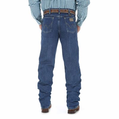 Wrangler Men's Relaxed Fit High-Rise George Strait Cowboy Cut Jeans