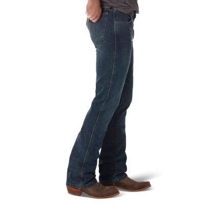 Image showing  Men's Slim Fit Low-Rise Retro Bootcut Jeans