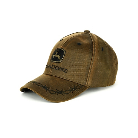 John Deere 100% Cotton Brown Oil Skin Cap at Tractor Supply Co.