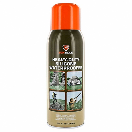Sof Sole Heavy-Duty Silicone Waterproofer, Spray-On, Stain Resistant