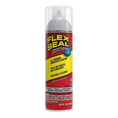 Flex Seal 14 oz. Clear Aerosol Liquid Rubber Sealant Coating