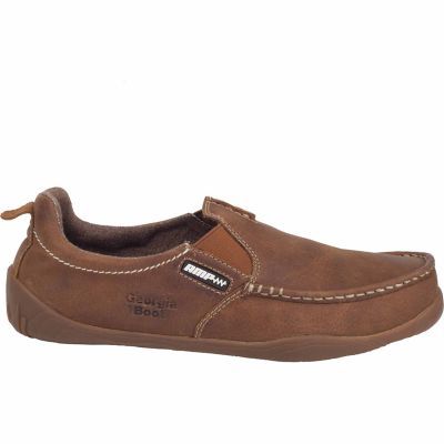 Scarpa Antinfortunistica Georgia Cedar Falls-M, Pelle Colore Tan, Puntale In Acciaio, Taglia 9.5 M US (Uomo) - Marrone