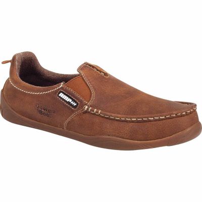 Georgia Boot Men's Cedar Falls Moc-Toe Slip-On Shoes