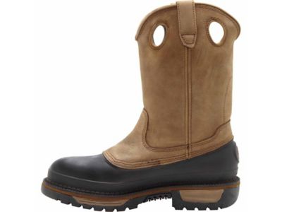 Image showing 4 th Georgia Boot Men's Steel Toe Muddog Waterproof Wellington Boots, 11 in.