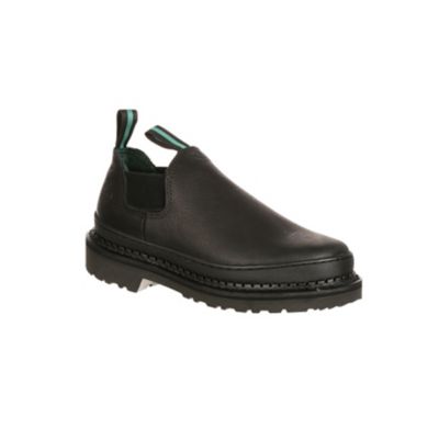 Image showing 0 th Georgia Boot Men's Giant Wedge Romeo Work Shoes, Black