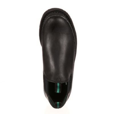 Image showing 2 th Georgia Boot Men's Giant Wedge Romeo Work Shoes, Black