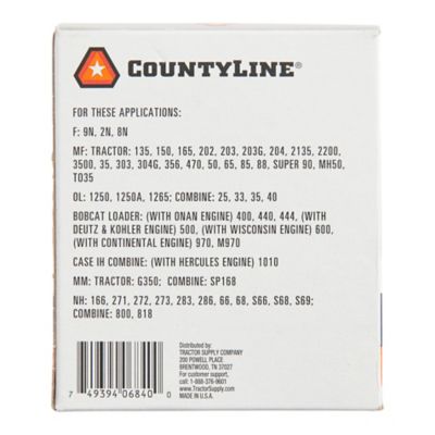 Image showing  3.719 in. OD Tractor Engine Oil Filter for Ford, Bobcat, CASE/IH, Massey Ferguson, Minneapolis Moline and More