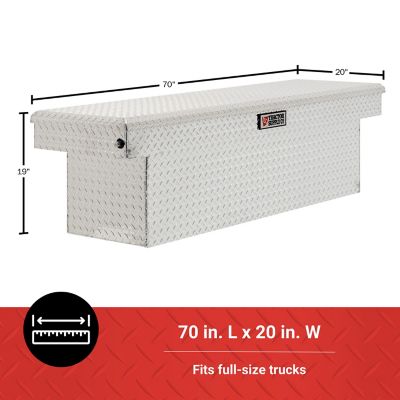 Image showing  14.2 cu. ft. Aluminum Standard-Profile Deep Crossover Truck Tool Box for Full-Size Trucks, 70 in.