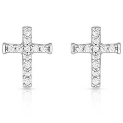 Image showing  Cross Post Earrings