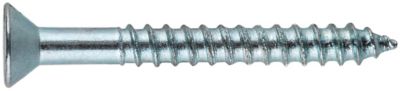 Image showing  120 pc. Flat Head Phillips Wood Screw Kit