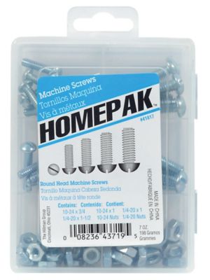 Hillman Round Head Phillips Machine Screw Kit, 5-Pack