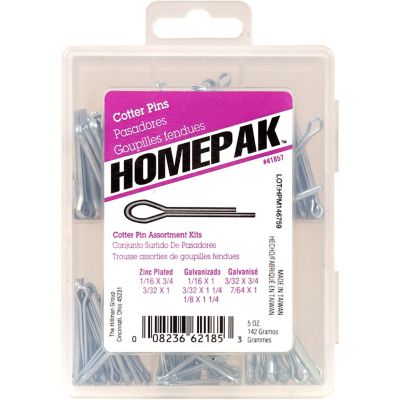 Hillman Zinc Cotter Pins Assortment Kit (170 Pack)