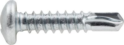Image showing  #10-16 x 3/4 in. Project Center Zinc Pan Head Phillips Self-Drilling Screws, 50-Pack