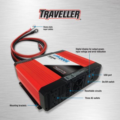 Image showing  3,000W Shared Outlet Power Inverter