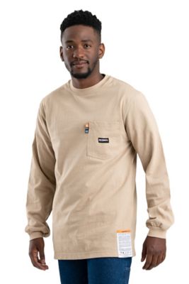 Image showing 2 th Berne Men's Flame Resistant Crew Neck Pocket T-Shirt