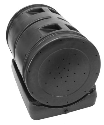 Image showing  50 gal. Junior Compost Wizard Dueling Tumbler, Black