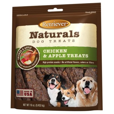 apple chicken dog treats