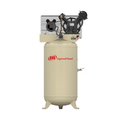 Ingersoll Rand 5 HP 80 gal. 2-Stage Air Compressor, 175 PSI, 230V, 1-Phase, 45464989