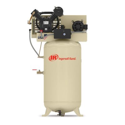 Ingersoll Rand 5 HP 80 gal. 2-Stage Premium Package Air Compressor, 175 PSI, 460V, 3-Phase