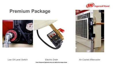 Image showing  7.5 HP 80 gal. 2-Stage Premium Package Air Compressor, 175 PSI, 230V, 1-Phase