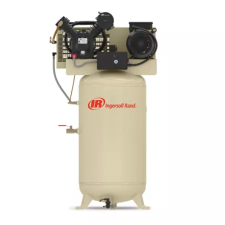 Ingersoll Rand 80 gal Premium 2-Stage Air Compressor 200 V 3 Phase 7.5 HP Stationary Air Compressors