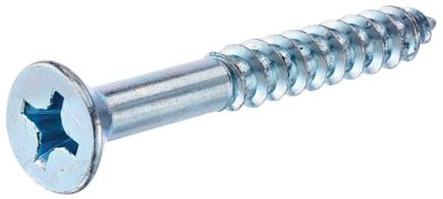 Hillman Zinc Flat Head Phillips Wood Screw #8 x 2in.