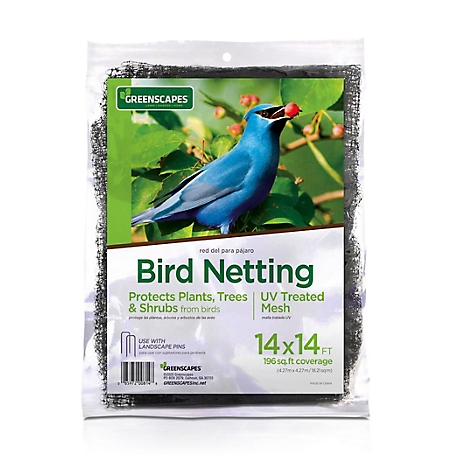 Greenscapes 14 x 14 ft. Protective Bird Netting