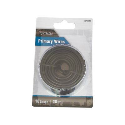 Image showing  28 ft. 16 Gauge Primary Wire, Black