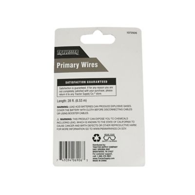 Image showing  28 ft. 16 Gauge Primary Wire, Black