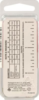 Image showing  Nickel-Plated Countersunk Finish Washers #6 (10 Pack)