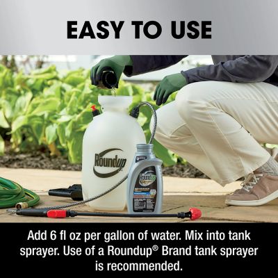 Image showing 8 th Roundup 32 fl. oz. Dual Action 365 Weed & Grass Killer Plus 12 Month Preventer Concentrate