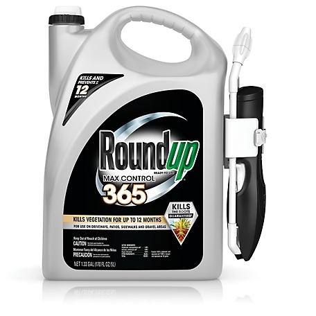 Roundup 1.33 gal. Max Control 365 Ready-to-Use Weed Killer with Comfort Wand