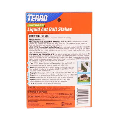 Image showing 9 th TERRO Outdoor Liquid Ant Bait Stakes, 8-Pack