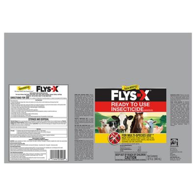 Image showing  Flys-X Ready-to-Use Insecticide for Livestock, 32 oz.