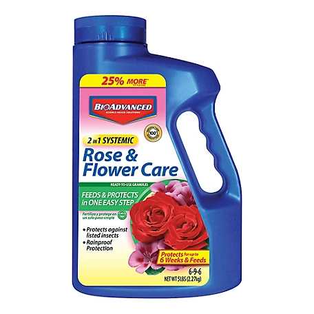 BioAdvanced 5 lb. 2-in-1 Systemic Rose and Flower Insecticide and Fertilizer