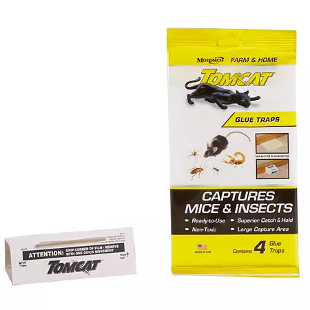 Tomcat Rodent and Insect Glue Traps 4 Pack Animal & Rodent Bait